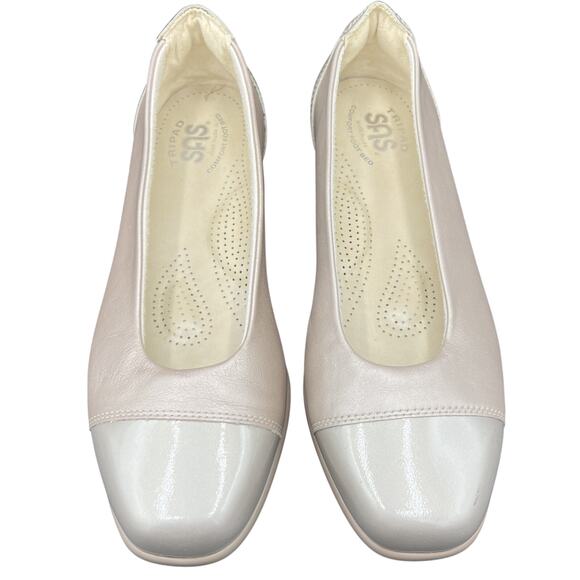 SAS Shoes - ✨SAS Tripad Flats 8M Ivory Wedding Guest Low Heel Comfort Footbed Made USA Chic